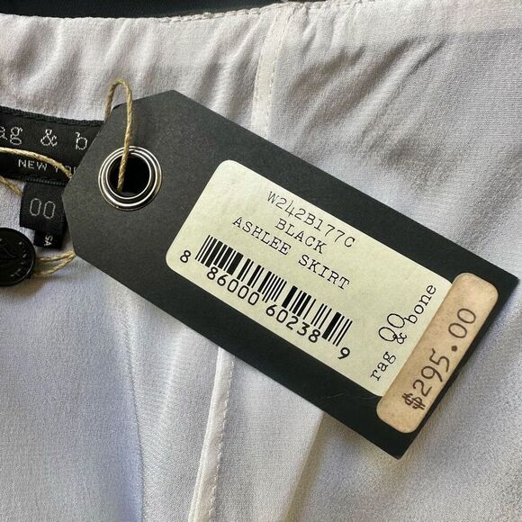 Rag and Bone black Ashlee skirt NWT - Picture 8 of 12